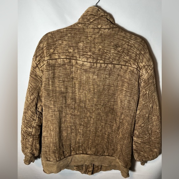 Free People Luna Cozy Bomber Jacket Oversized Zip Front Drawstring Detail XS - Picture 14 of 16